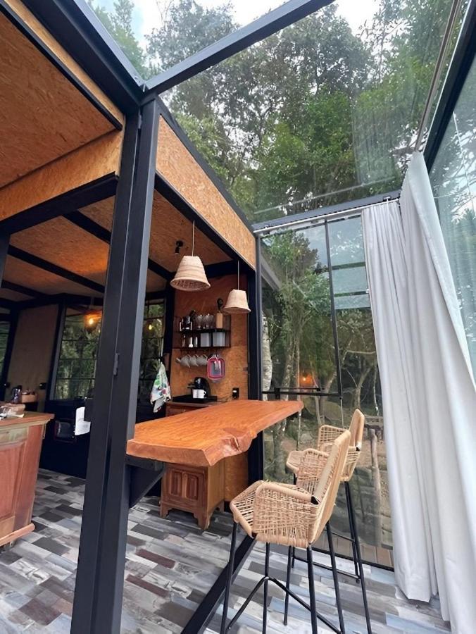 Ferienwohnung Cabana Da Mata Alfredo Wagner Exterior foto